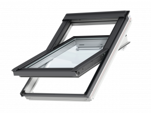 Ventana giratoria manual